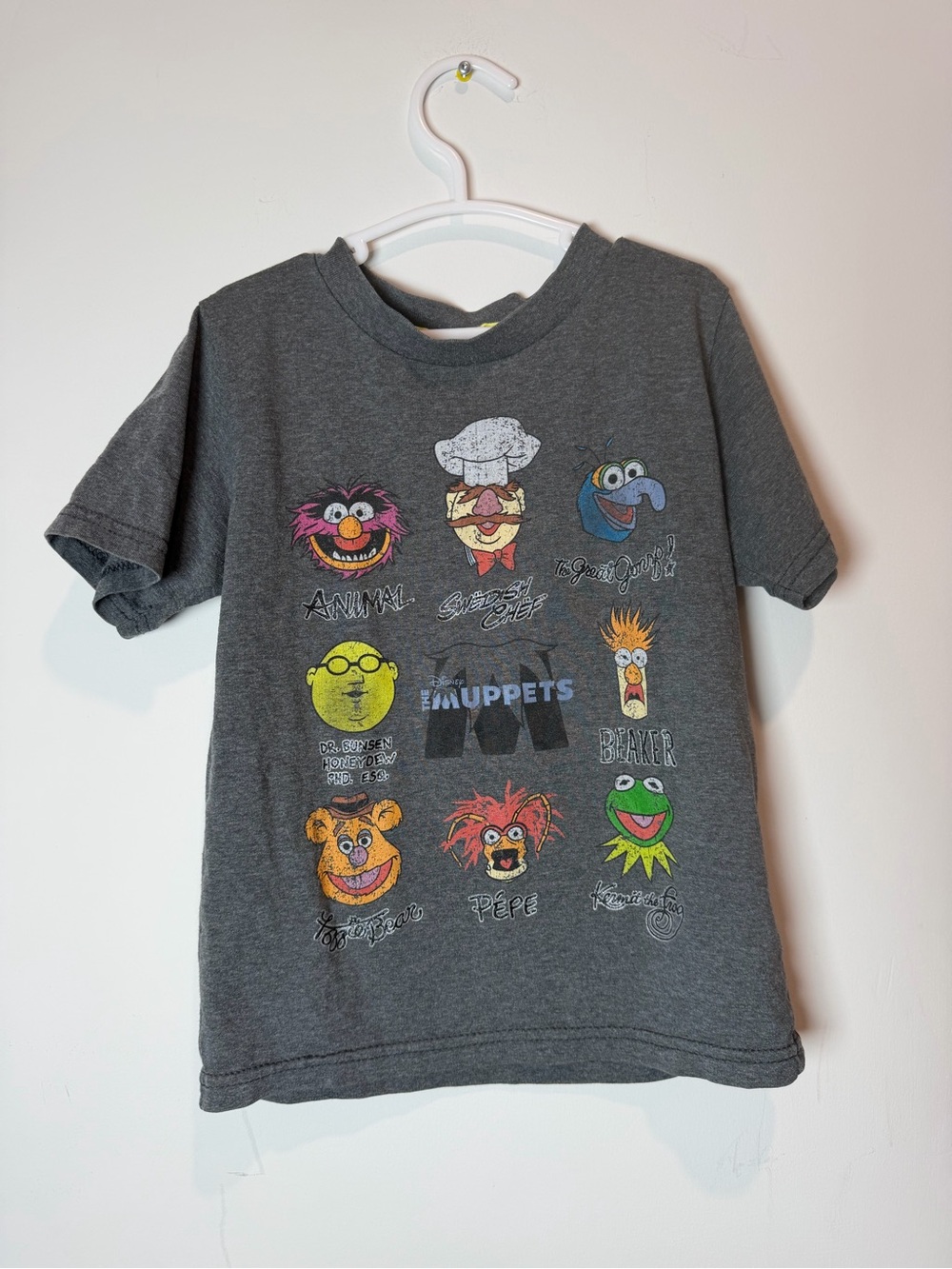 Disney Muppets Charcoal Gray Graphic Tee 5T